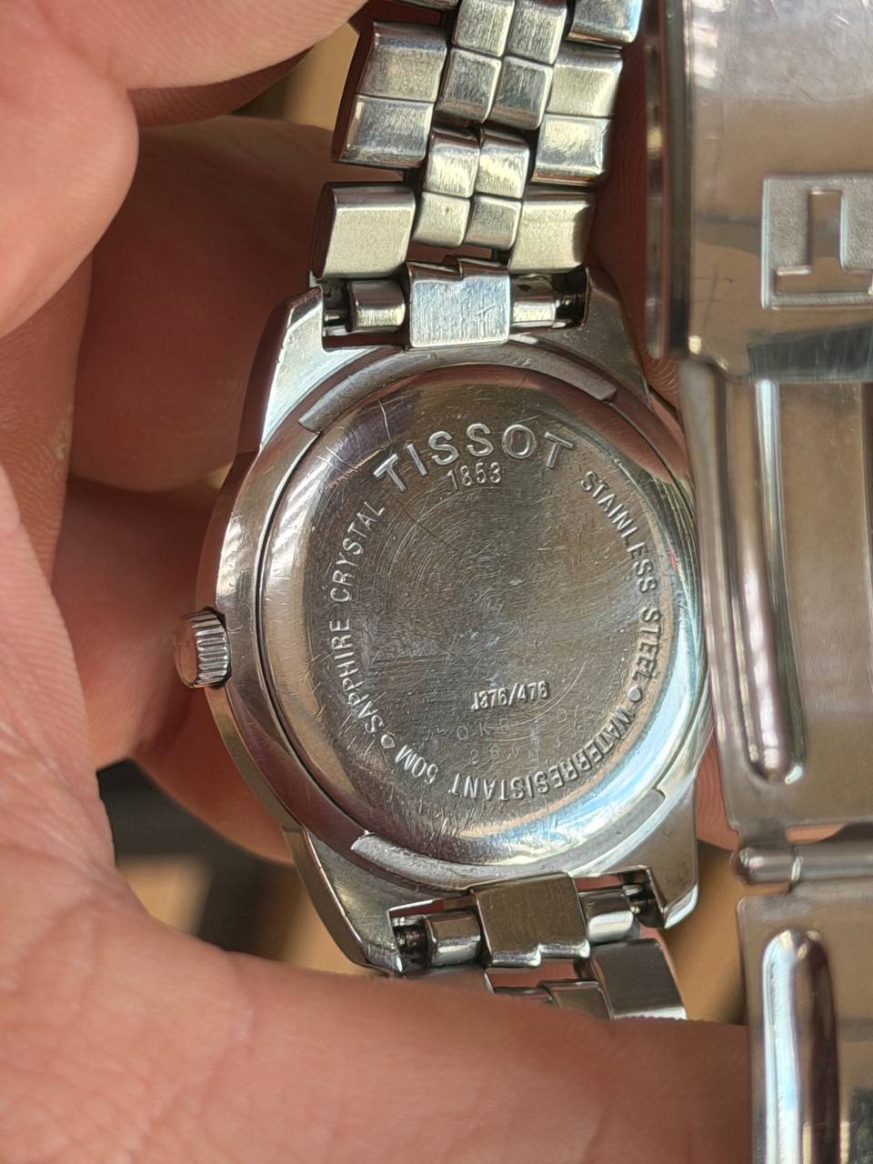 Tissot 1853 PR50 Quartz Date Mens Wristwatch Swiss J376/476K(Б\У)