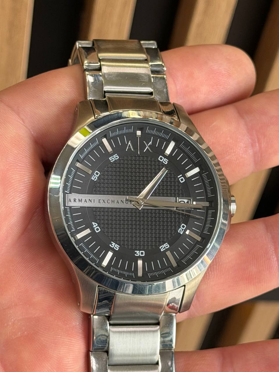 Итальянские мужские наручные часы Armani Exchange Hampton AX2103 (Б/У)