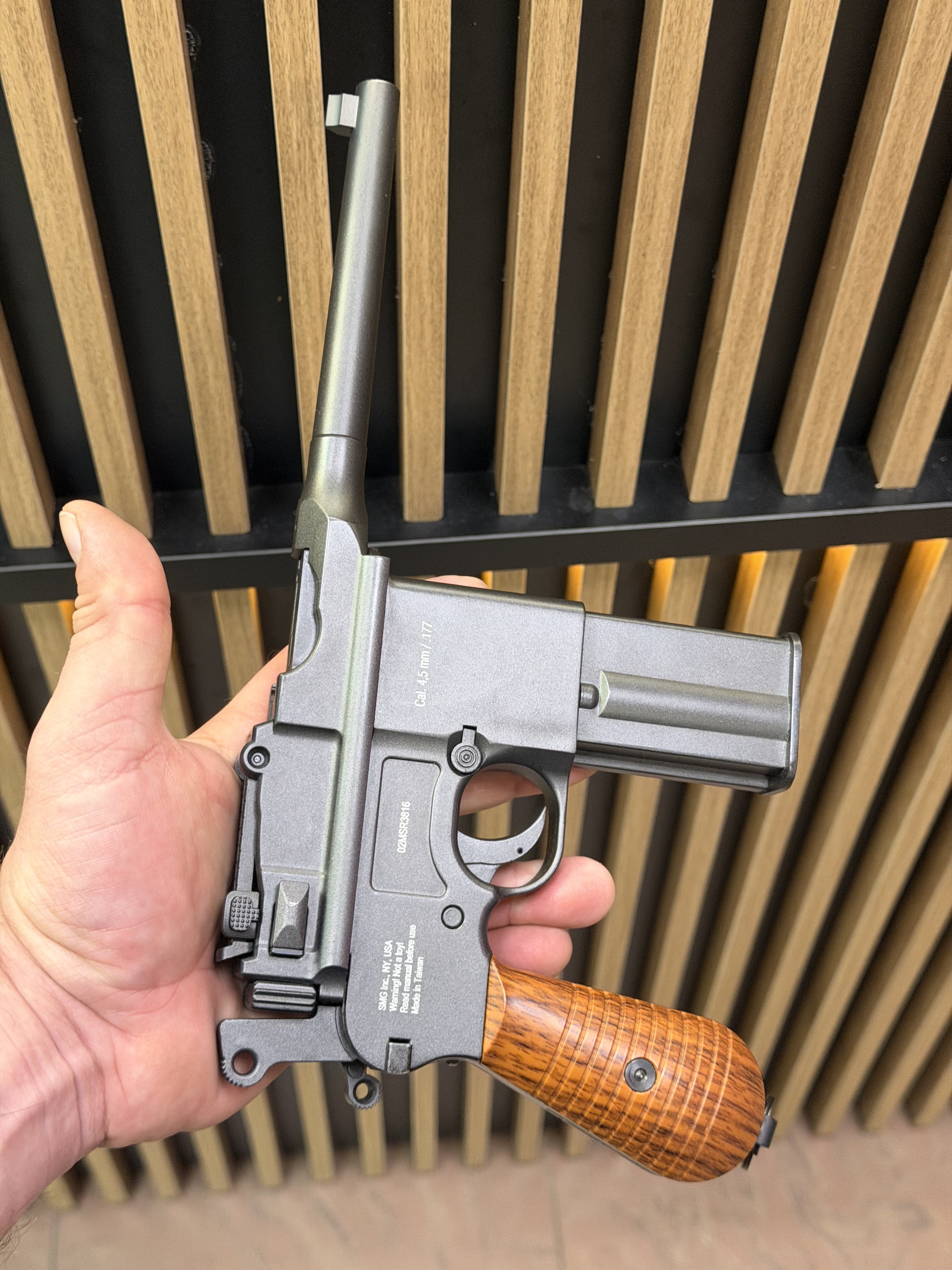 Пневматический автоматический пистолет Gletcher M712 (Маузер) cal. 4.5 mm (Б\У)