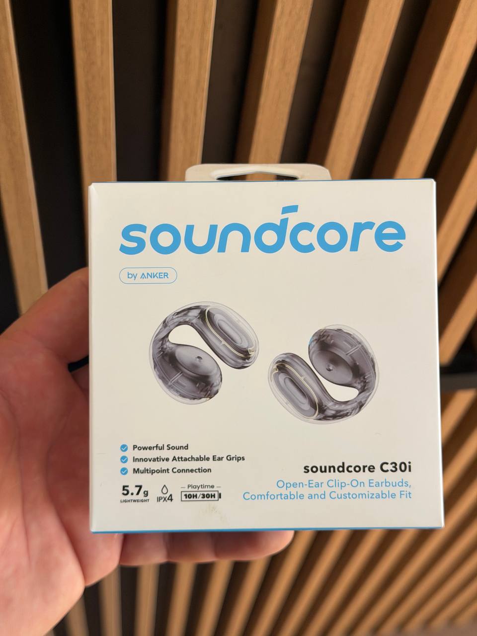 Беспроводные наушники Anker SoundCore C30i чёрные (Новые)