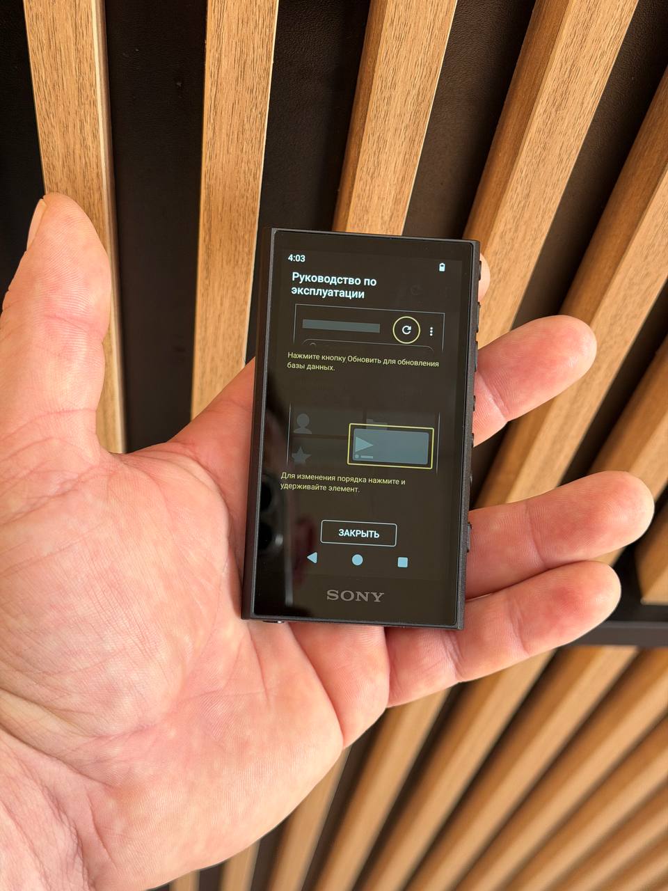 Hi-Fi плеер Sony NW-A306 Walkman 32 ГБ, android,черный (Новый)