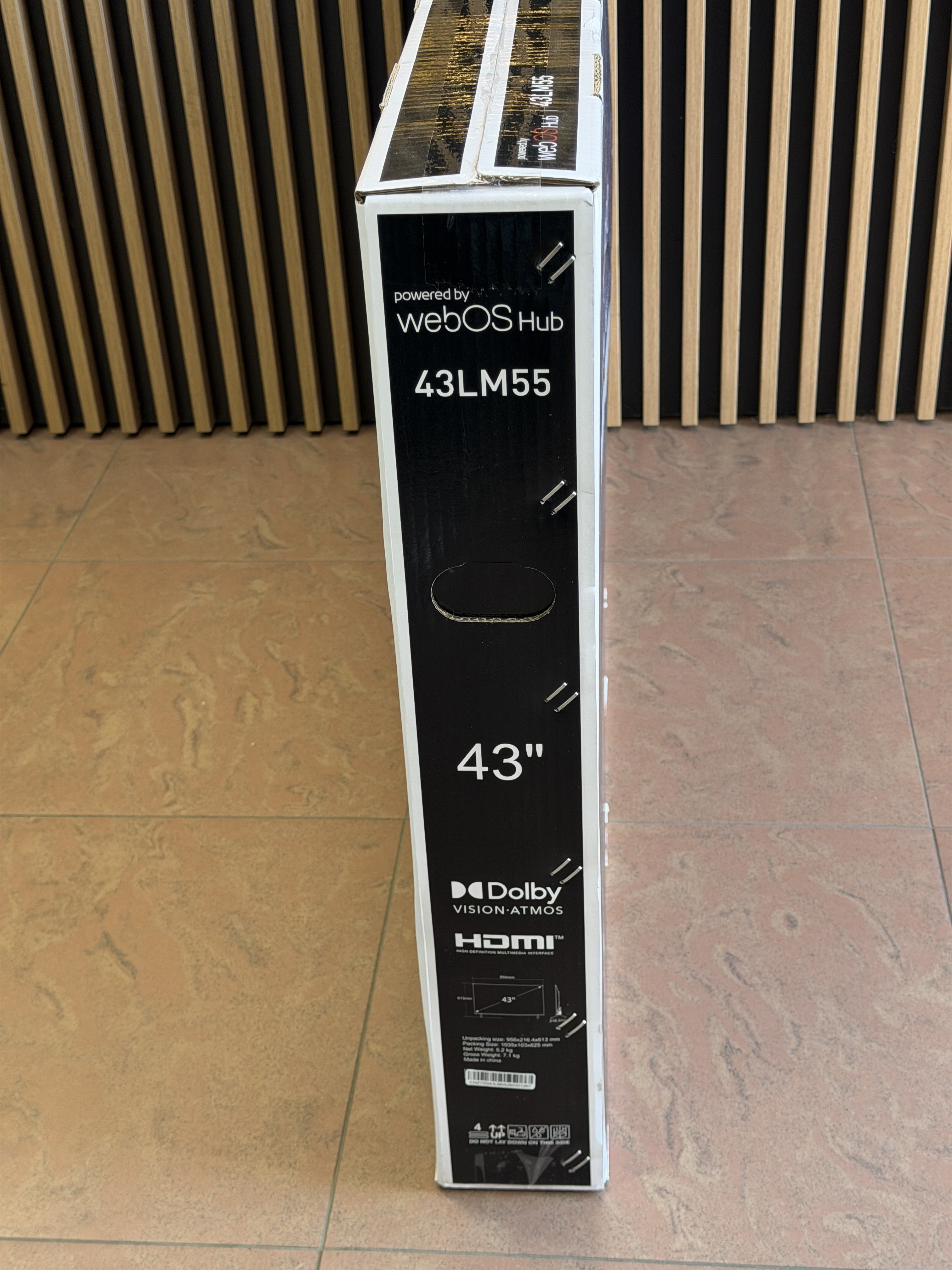 Телевизор Smart TV WebOS 43LM55 43" Full HD (Новый)