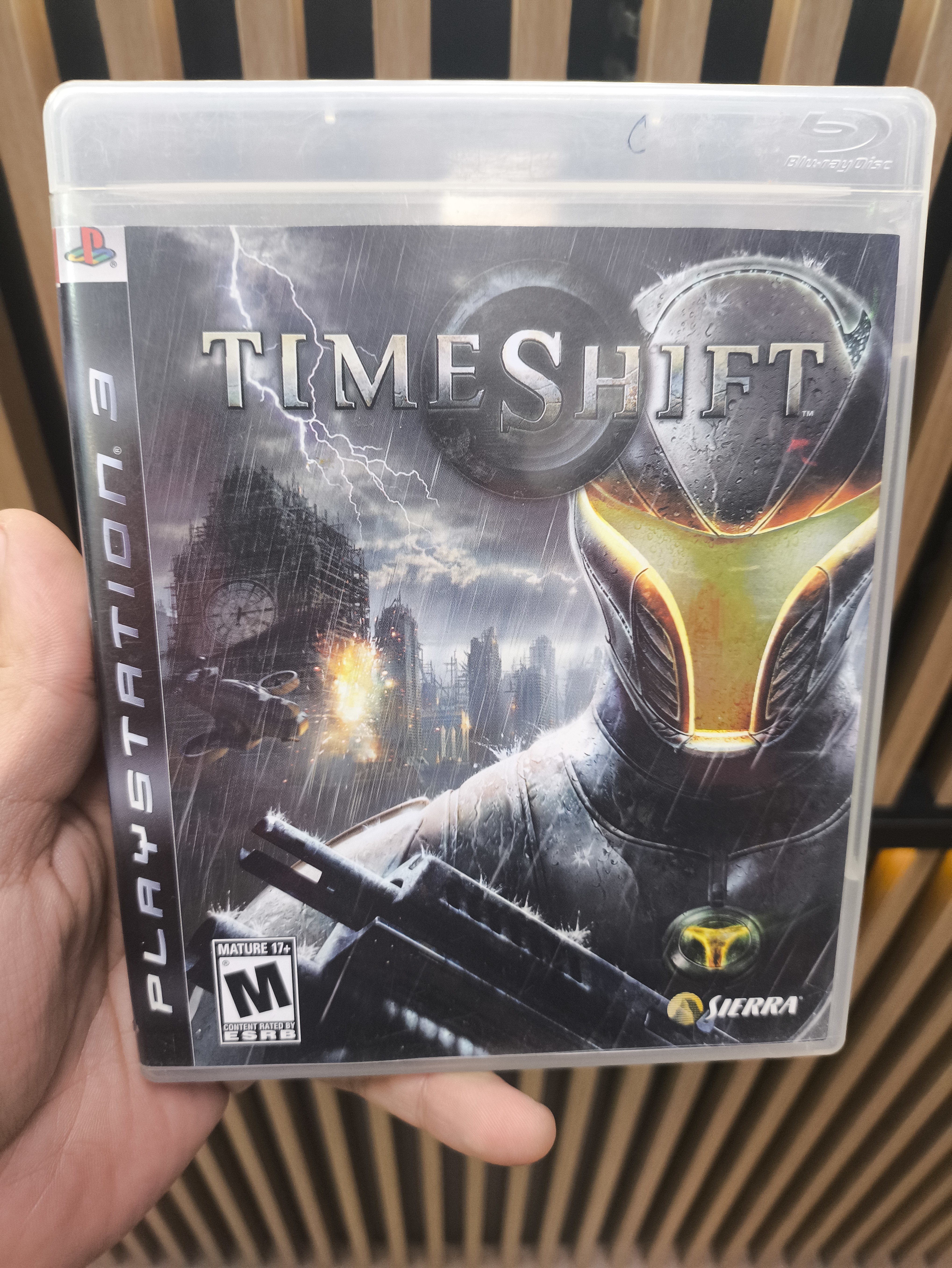 Игра TimeShift для PS3, английская версия, диск (Б\У)