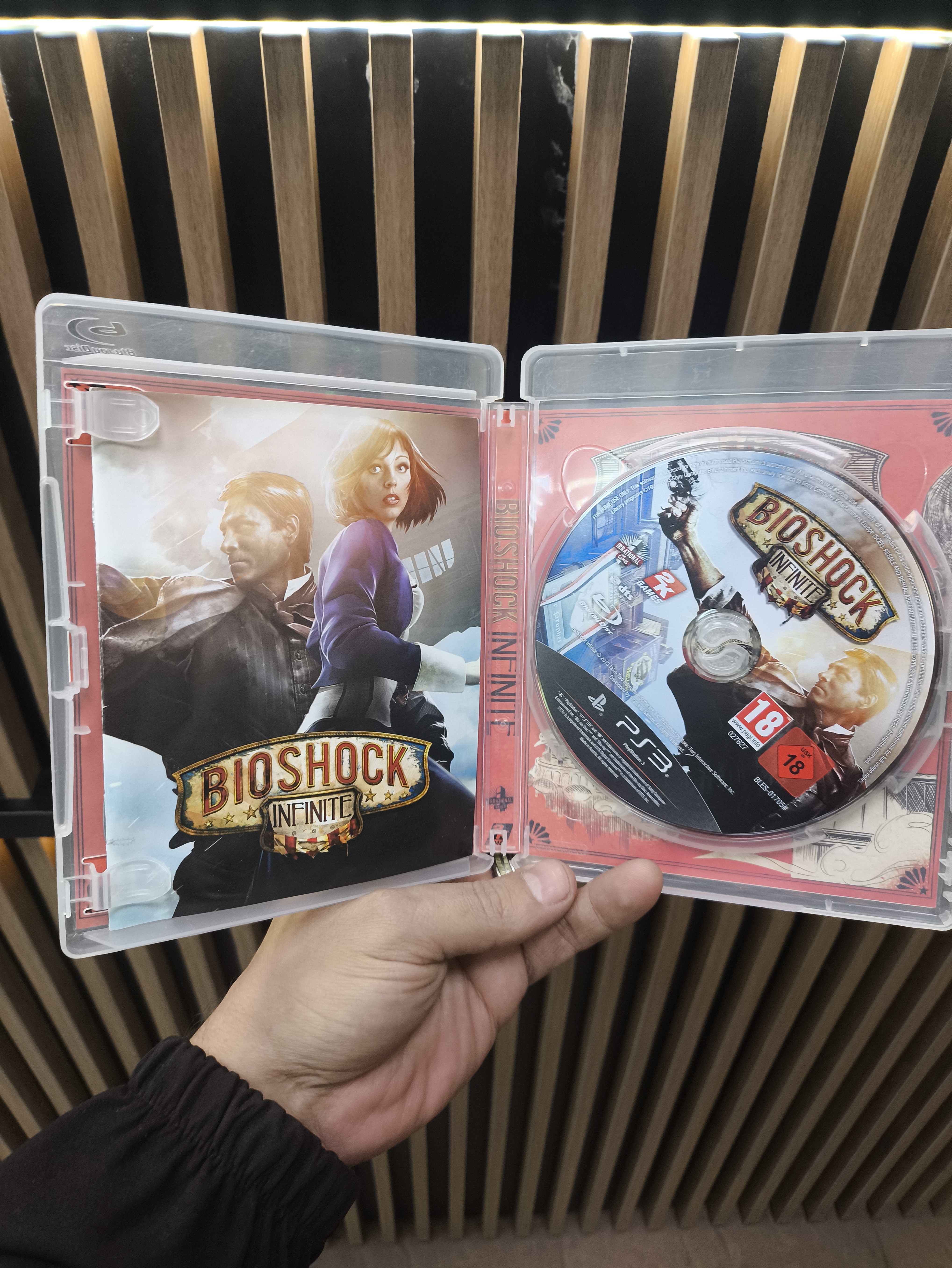 Игра Bioshok Infinite для PS3, английский язык интерфейса и озвучки, диск (Б\У)