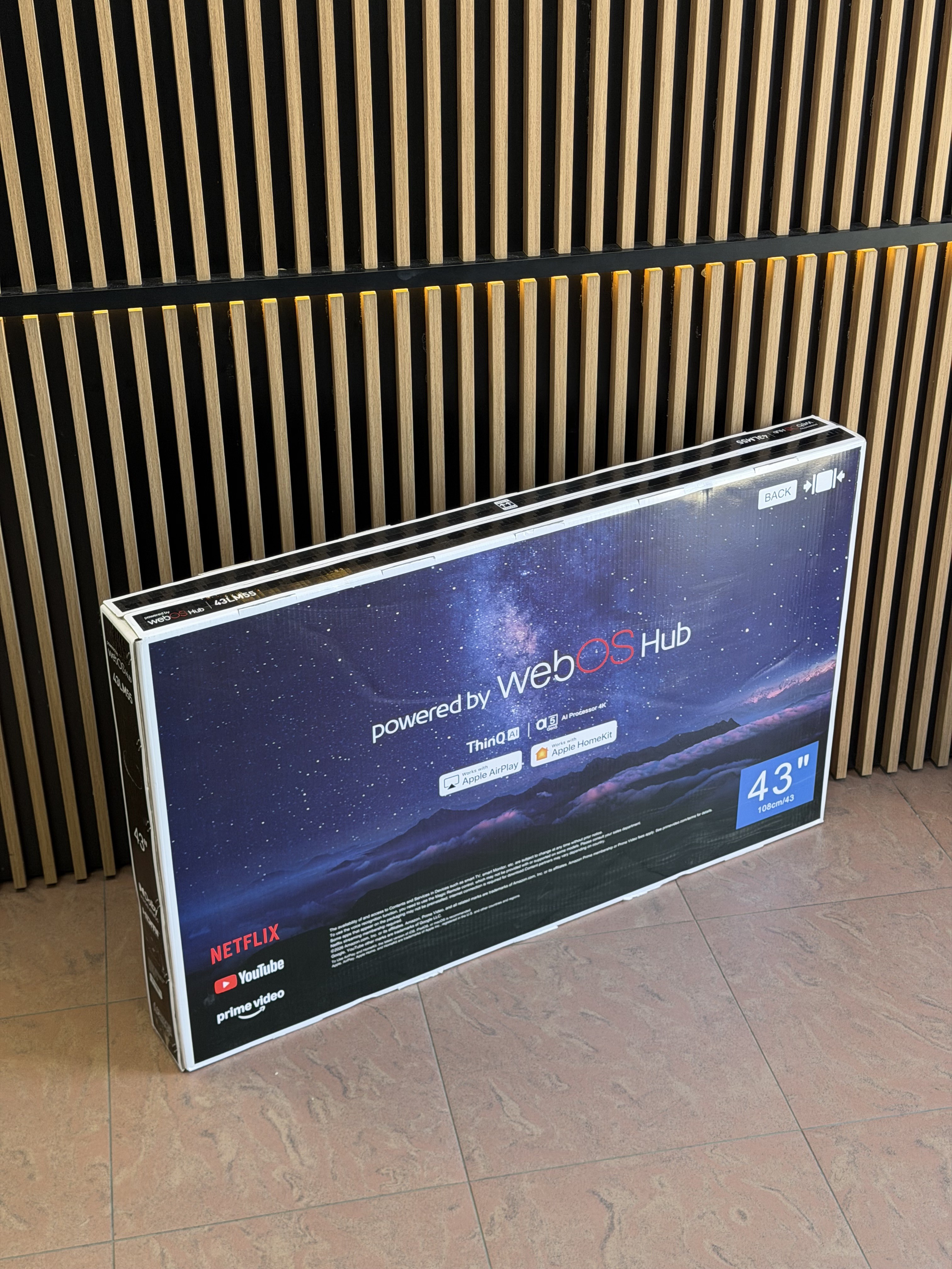 Телевизор Smart TV WebOS 43LM55 43" Full HD (Новый)