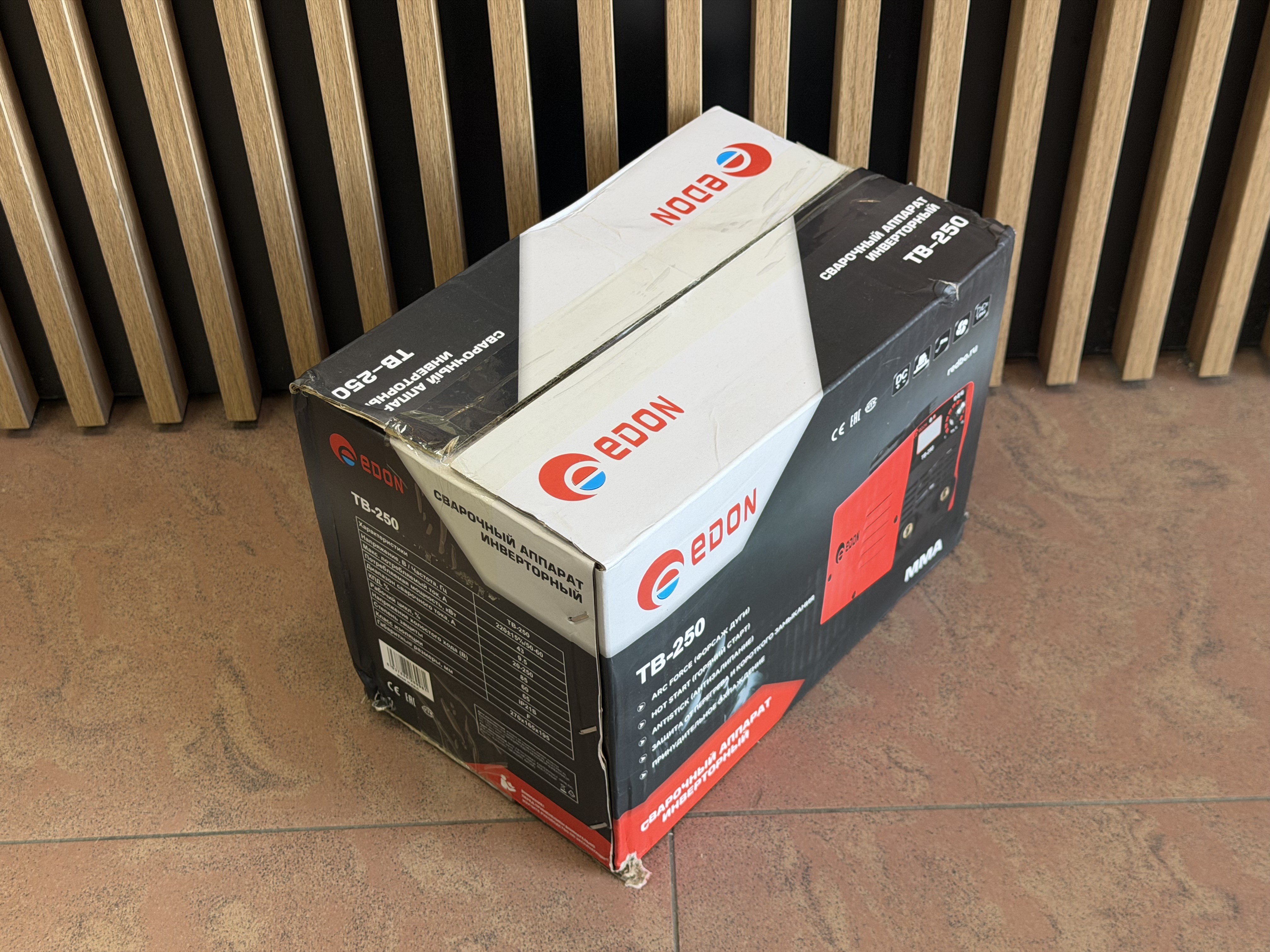 Сварочный аппарат инверторный EDON TB-250 9.5кВт (Новый)
