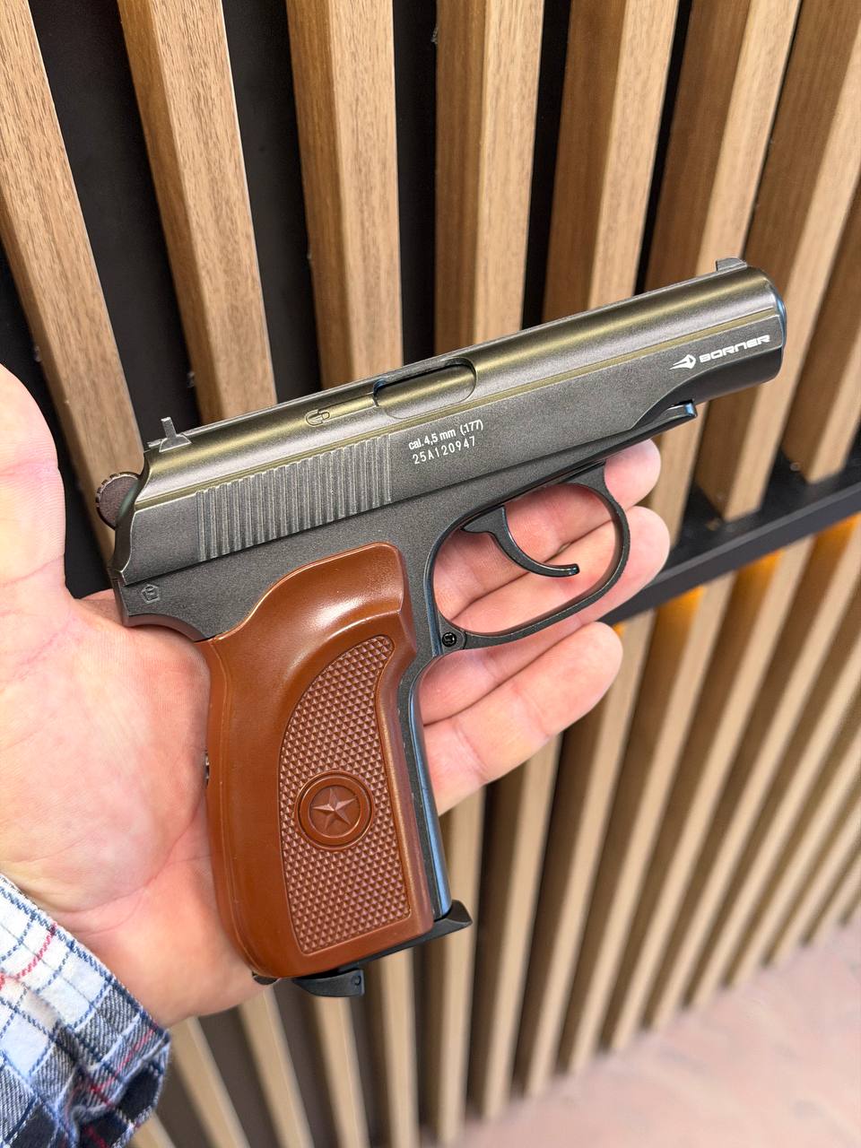 Пневматический пистолет Borner PM49 Blowback cal.4.5mm (Б\У)