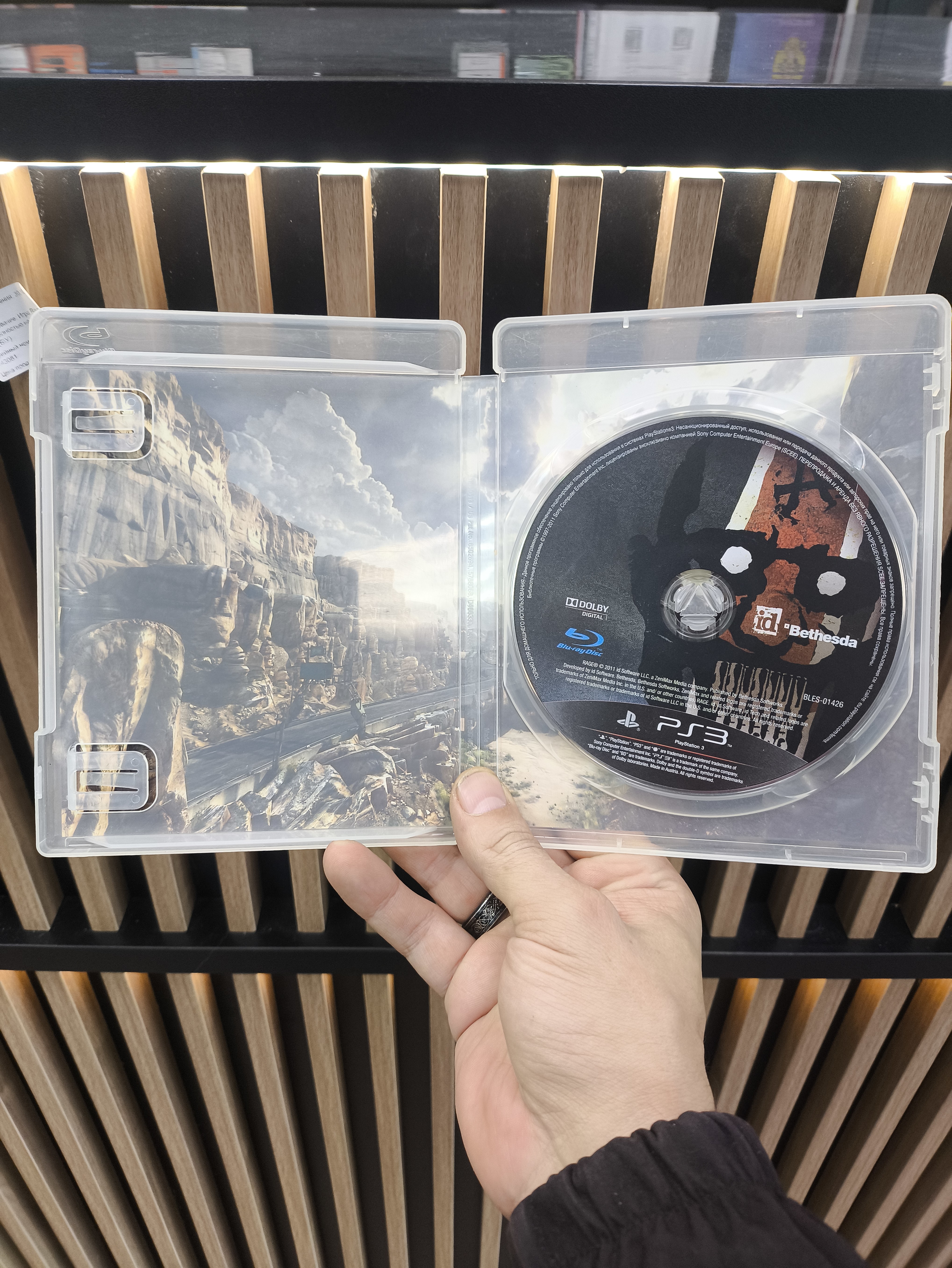 Игра Rage для PS3, полностью на русском, диск (Б\У)