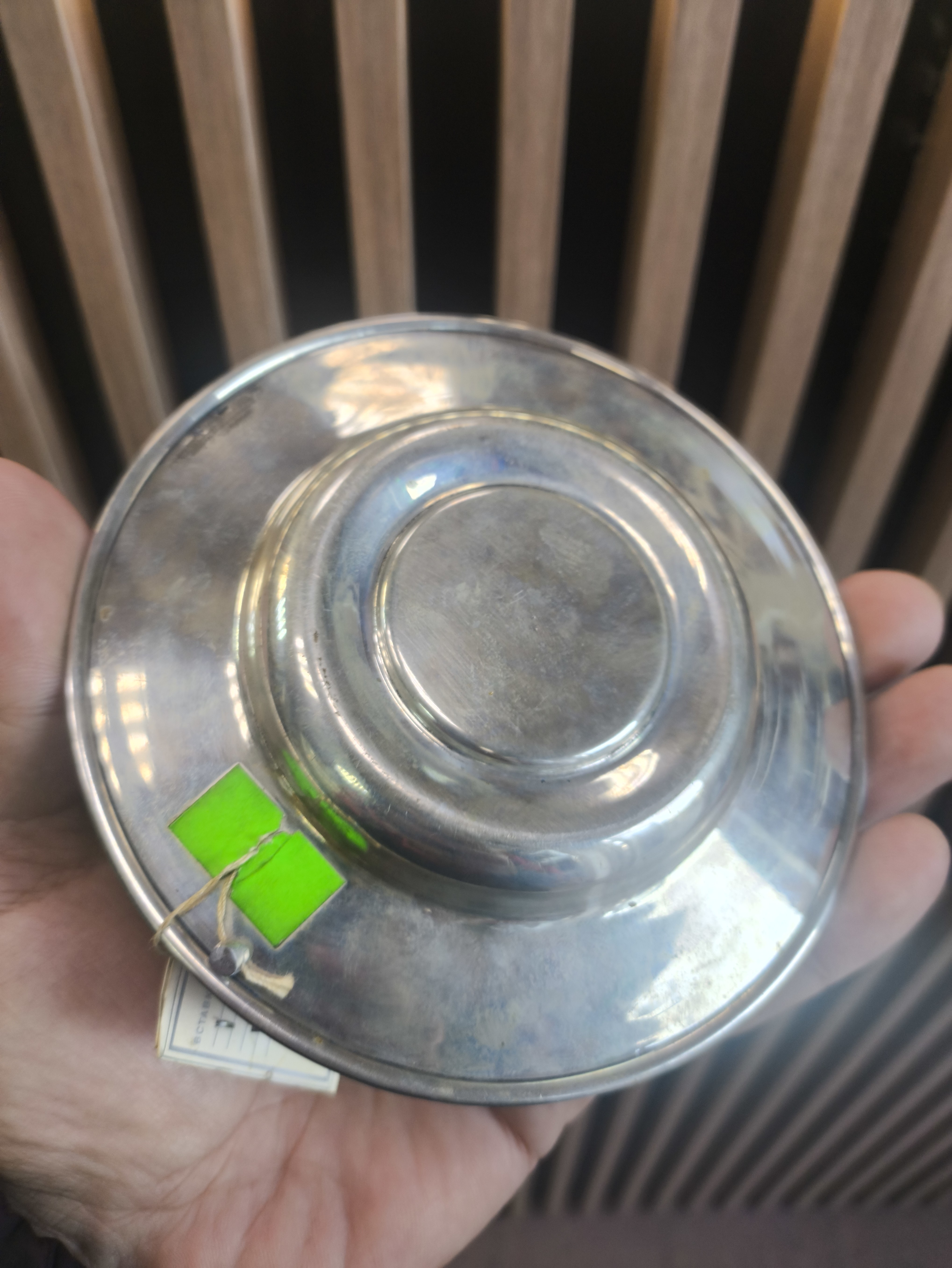 Серебряное блюдце 875 пробы 100 гр. (Б\У)