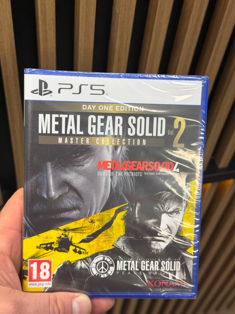 Игра METAL GEAR SOLID: MASTER COLLECTION Vol.2 для Sony PlayStation PS5, английский язык, диск (Новый)