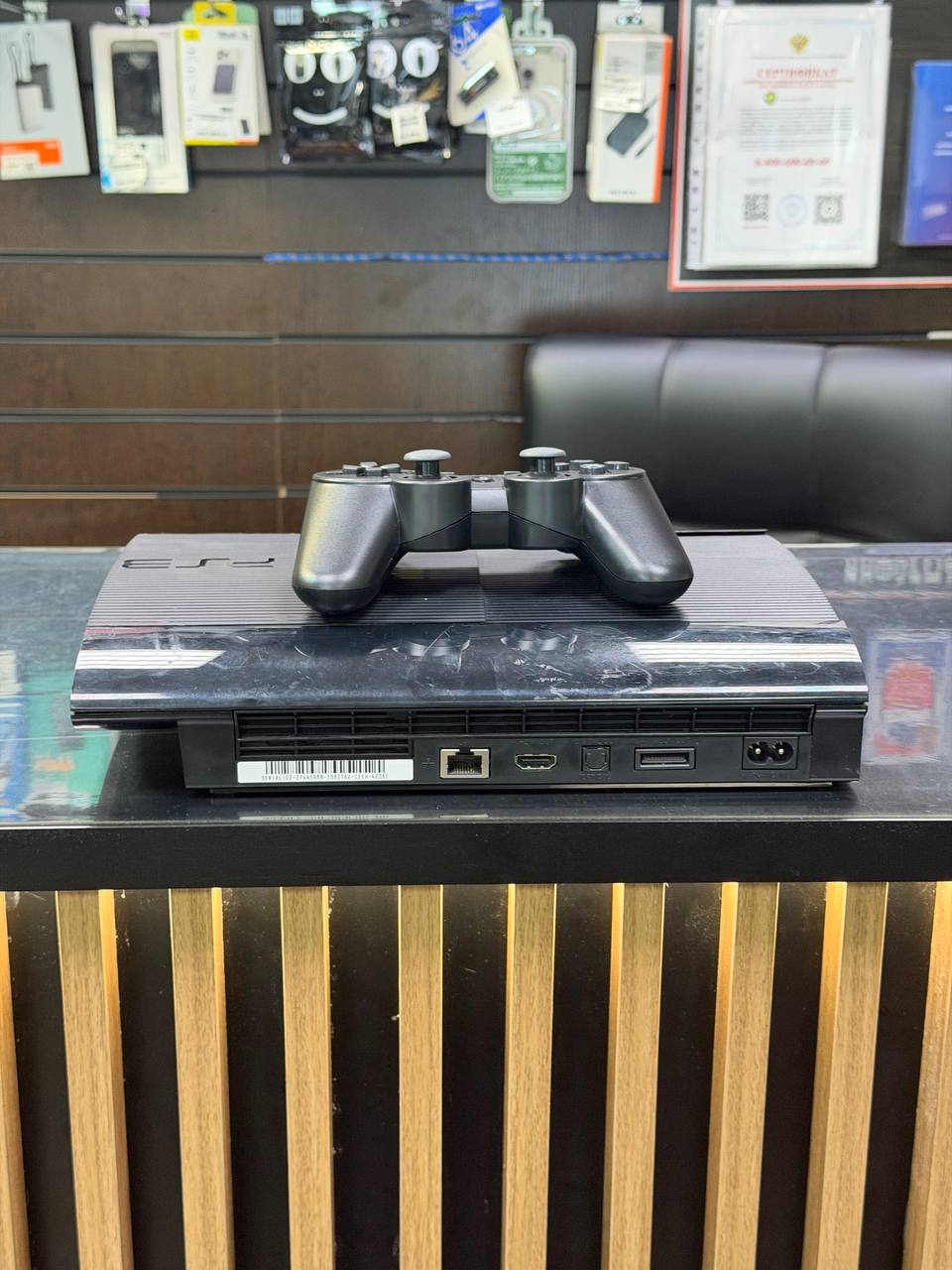 Игровая консоль Sony Playstation 3 Super Slim 500 ГБ CECH-4208C, чёрный (Б/У)