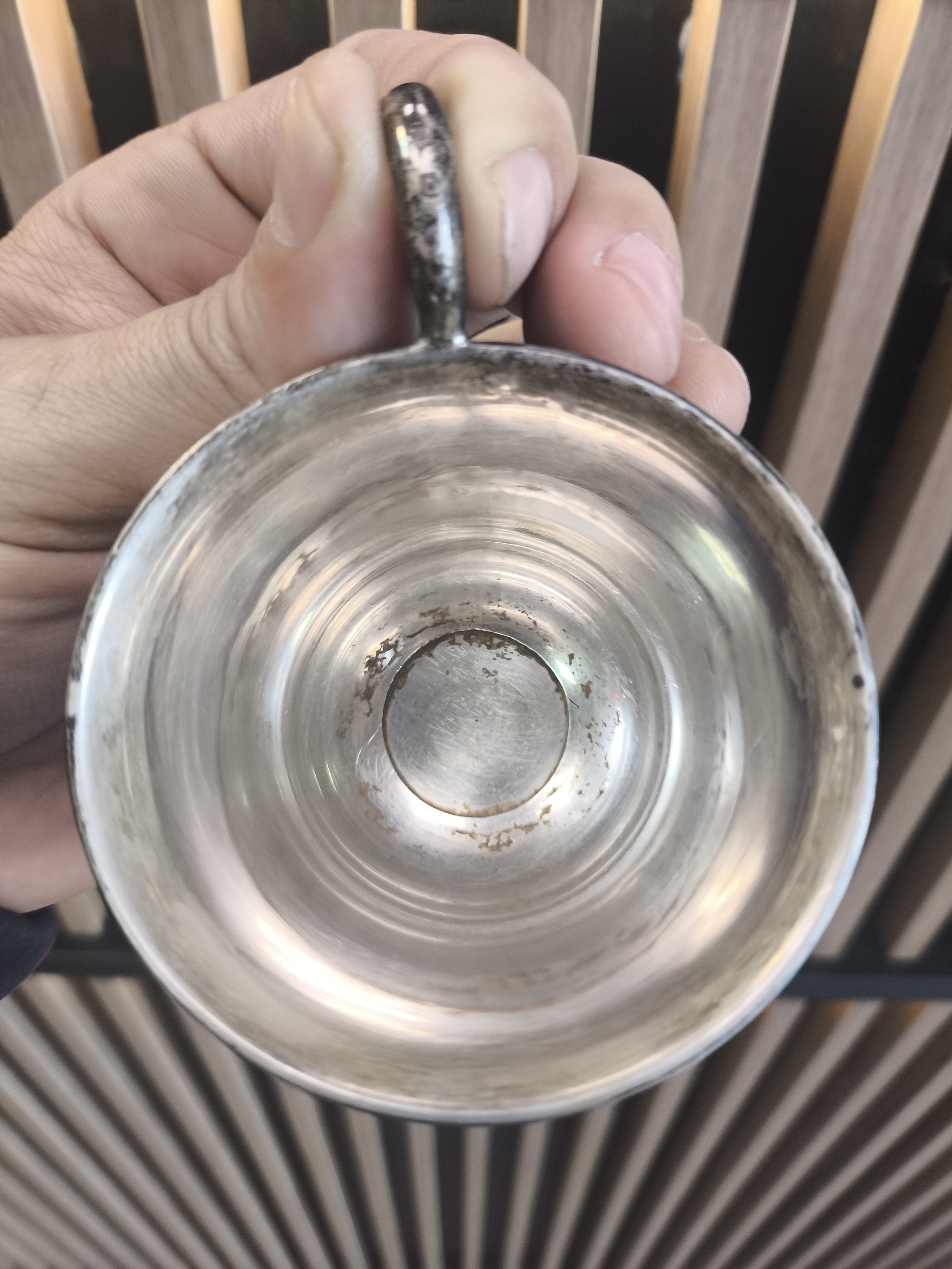 Серебряная чашка 875 проба 107 гр (Б\У)