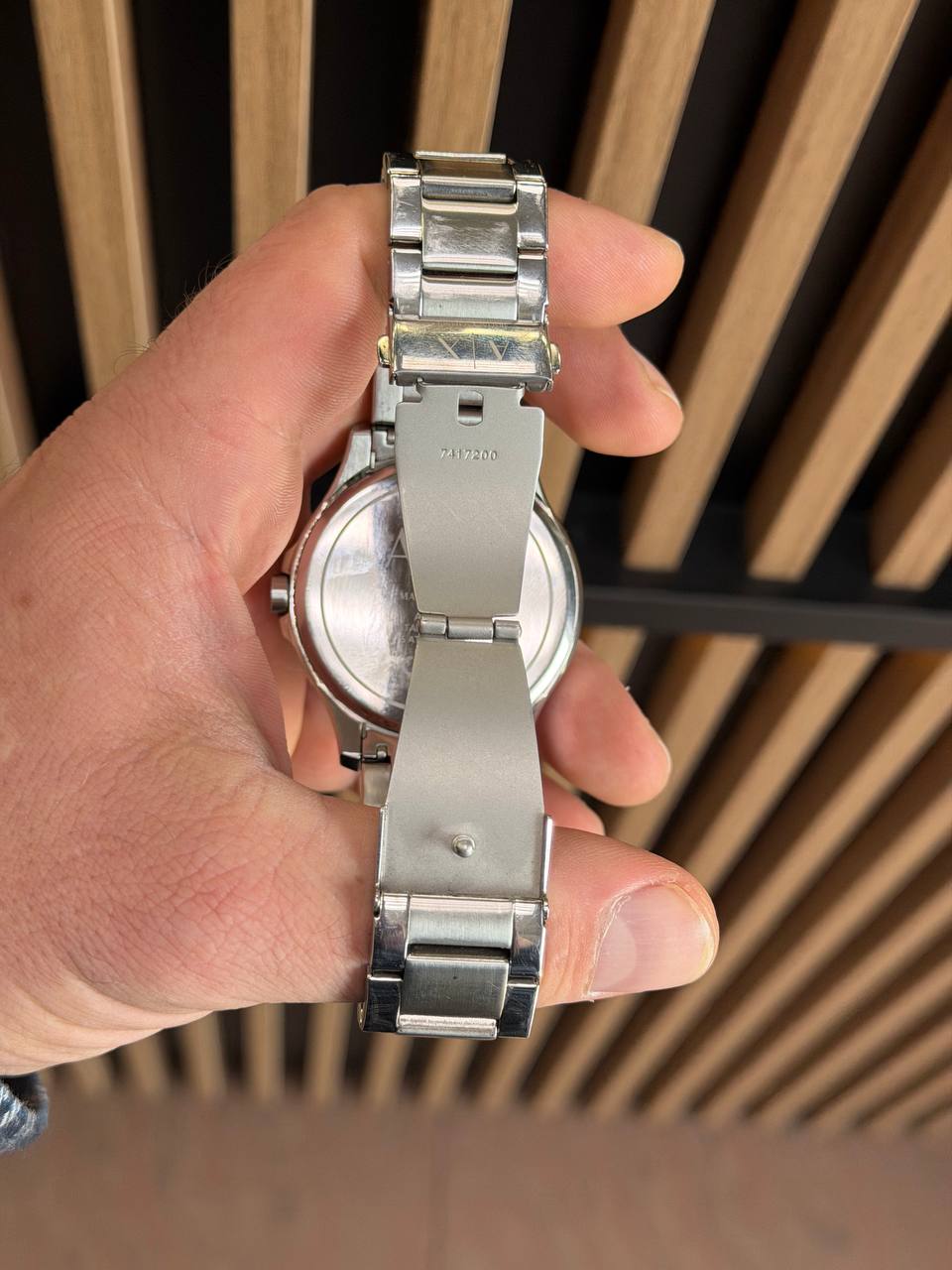 Итальянские мужские наручные часы Armani Exchange Hampton AX2103 (Б/У)