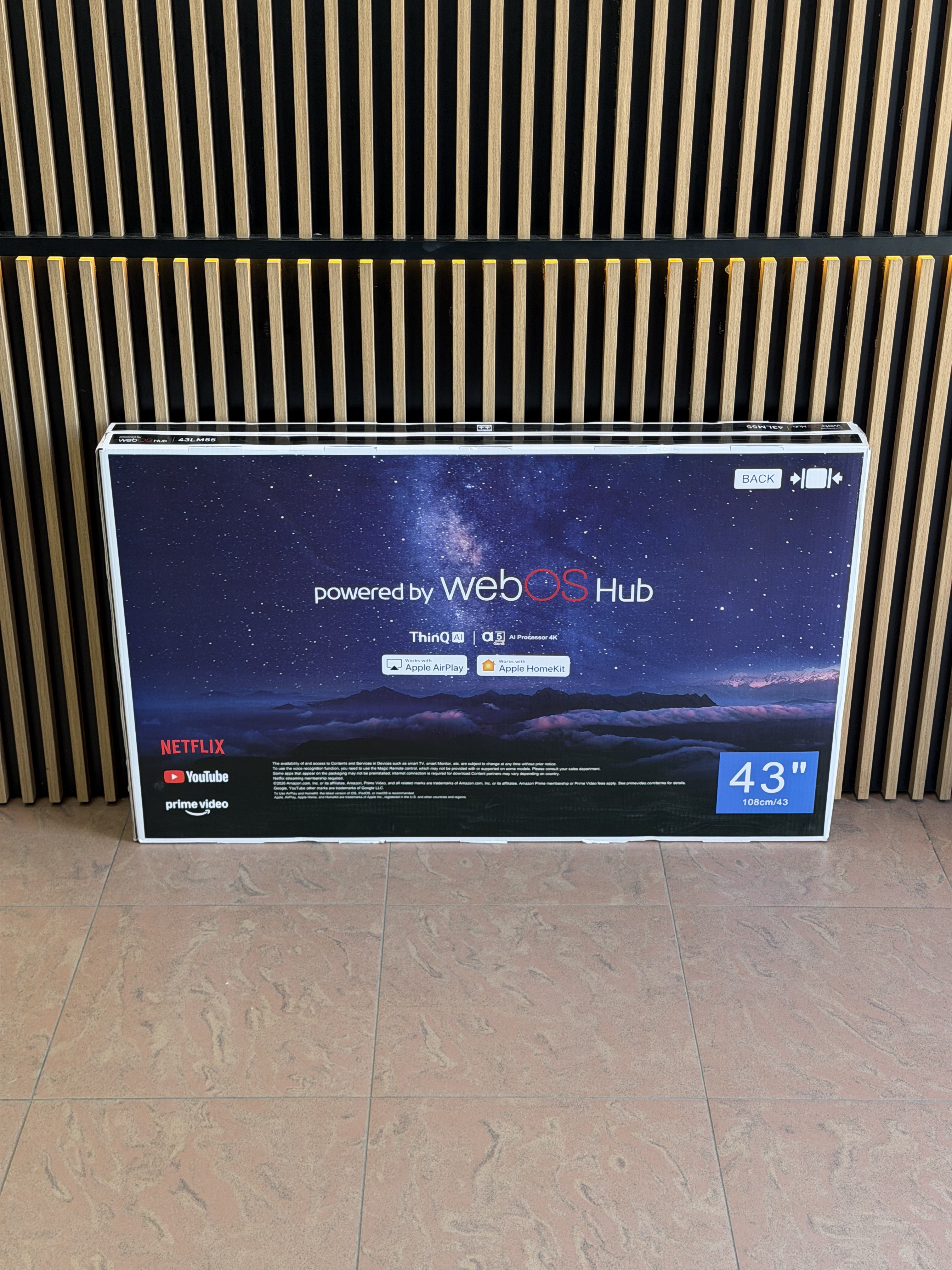 Телевизор Smart TV WebOS 43LM55 43" Full HD (Новый)