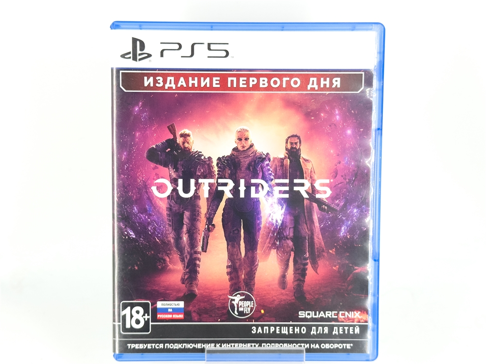 Игра Outriders. Издание первого дня для PlayStation 5, полностью на русском языке, диск (Б\У)