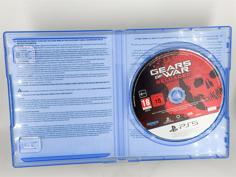 Игра Gears Of War: Reloaded для PlayStation 5, английский язык, диск (Б/У)